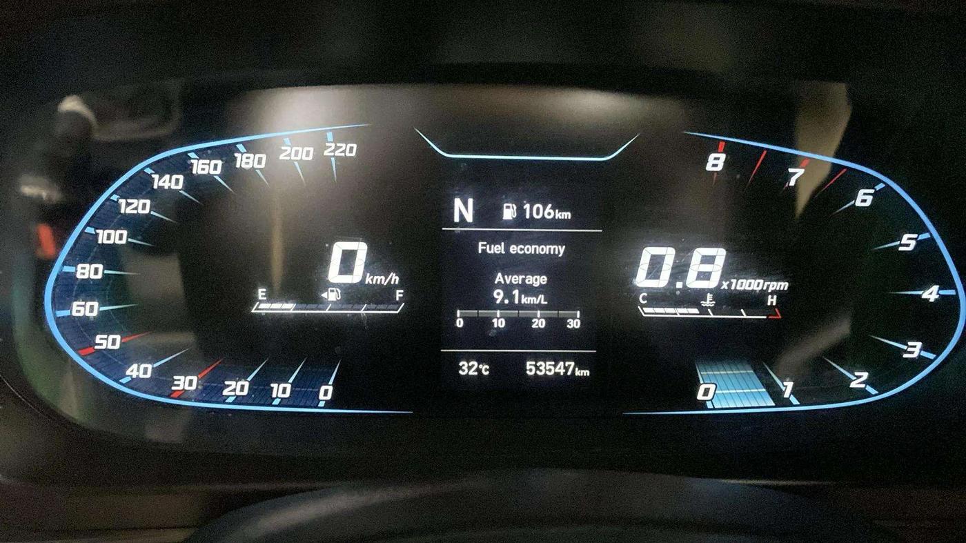 2021 Hyundai NEW I20 SPORTZ 1.0T GDI IMT, Petrol, Manual, 53,632 km, Odometer Image