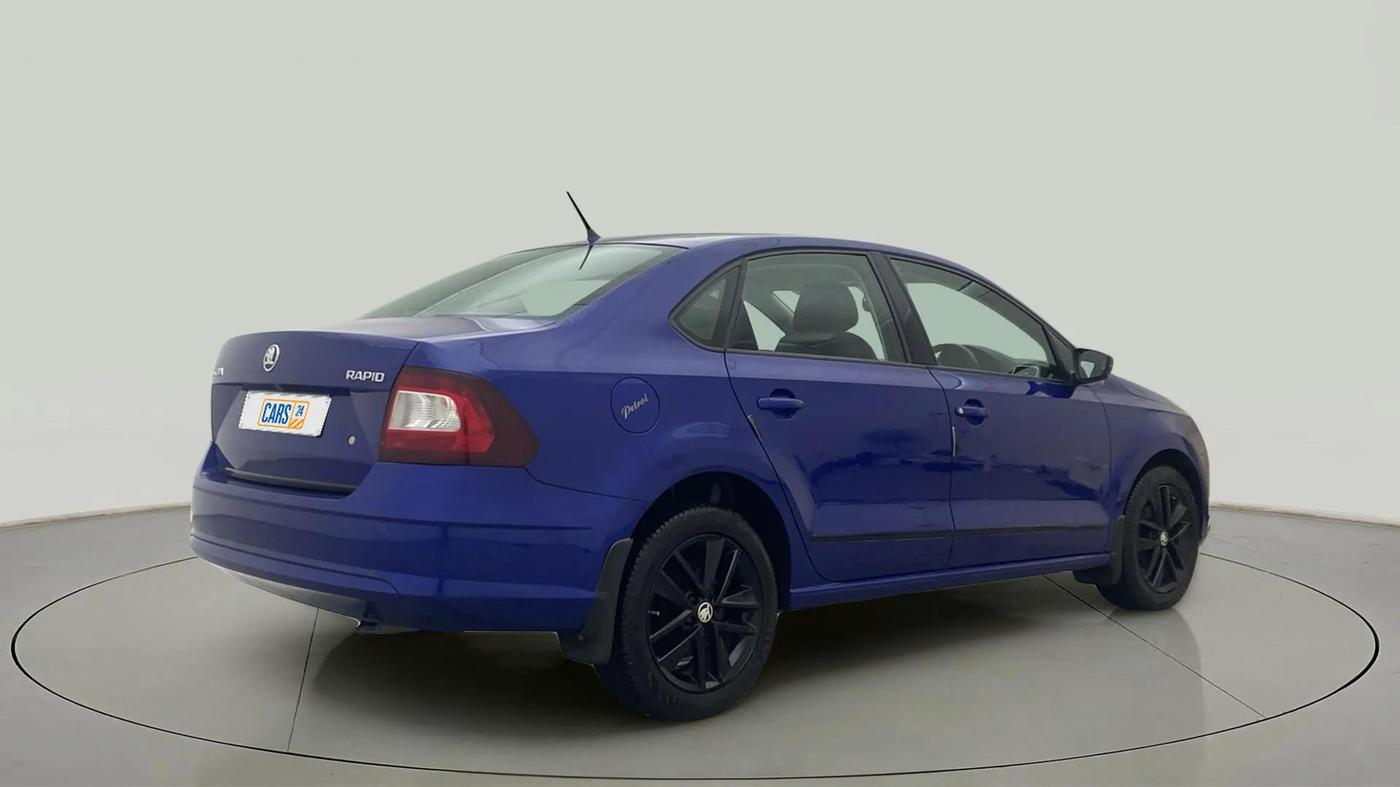 2020 Skoda Rapid 1.0 AMBITION TSI MT, Petrol, Manual, 77,228 km, Right Back Diagonal