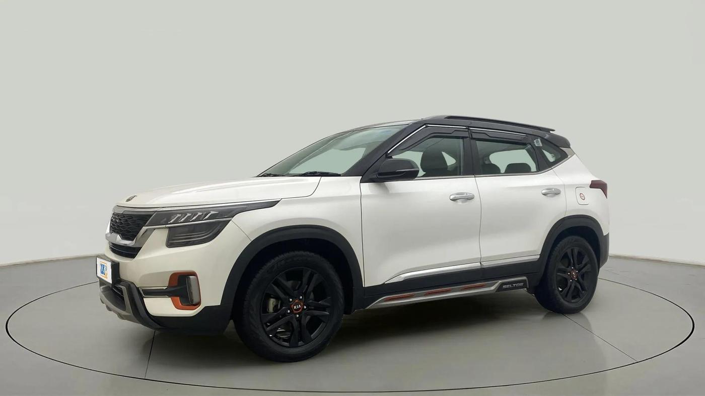 2020 KIA SELTOS HTX ANNIVERSARY EDITION 1.5 PETROL, Petrol, Manual, 40,249 km, Left Front Diagonal