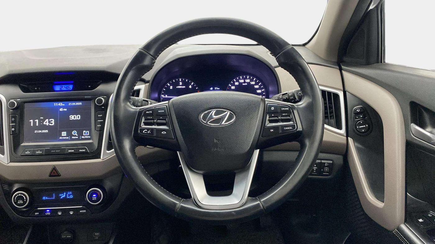 2019 Hyundai Creta SX (O) 1.6 DIESEL, Diesel, Manual, 73,912 km, Steering Wheel Close Up