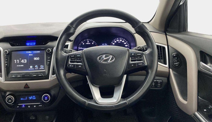 2019 Hyundai Creta SX (O) 1.6 DIESEL, Diesel, Manual, 73,724 km, Steering Wheel Close Up