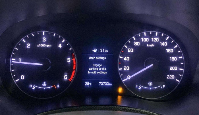 2019 Hyundai Creta SX (O) 1.6 DIESEL, Diesel, Manual, 73,724 km, Odometer Image