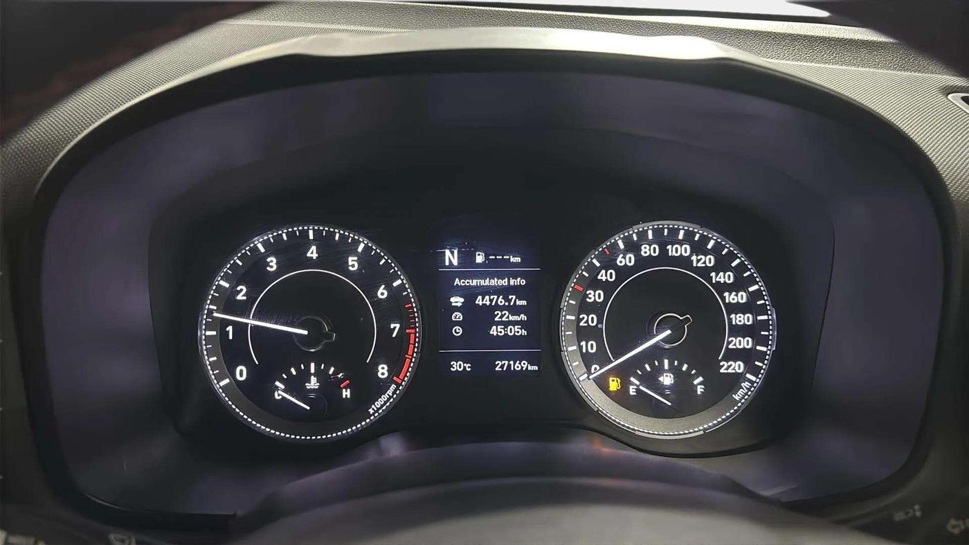 2021 Hyundai VENUE SX 1.0 (O) TURBO IMT, Petrol, Manual, 27,411 km, Odometer Image