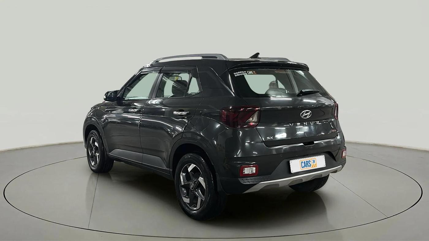 2021 Hyundai VENUE SX 1.0 (O) TURBO IMT, Petrol, Manual, 27,411 km, Left Back Diagonal
