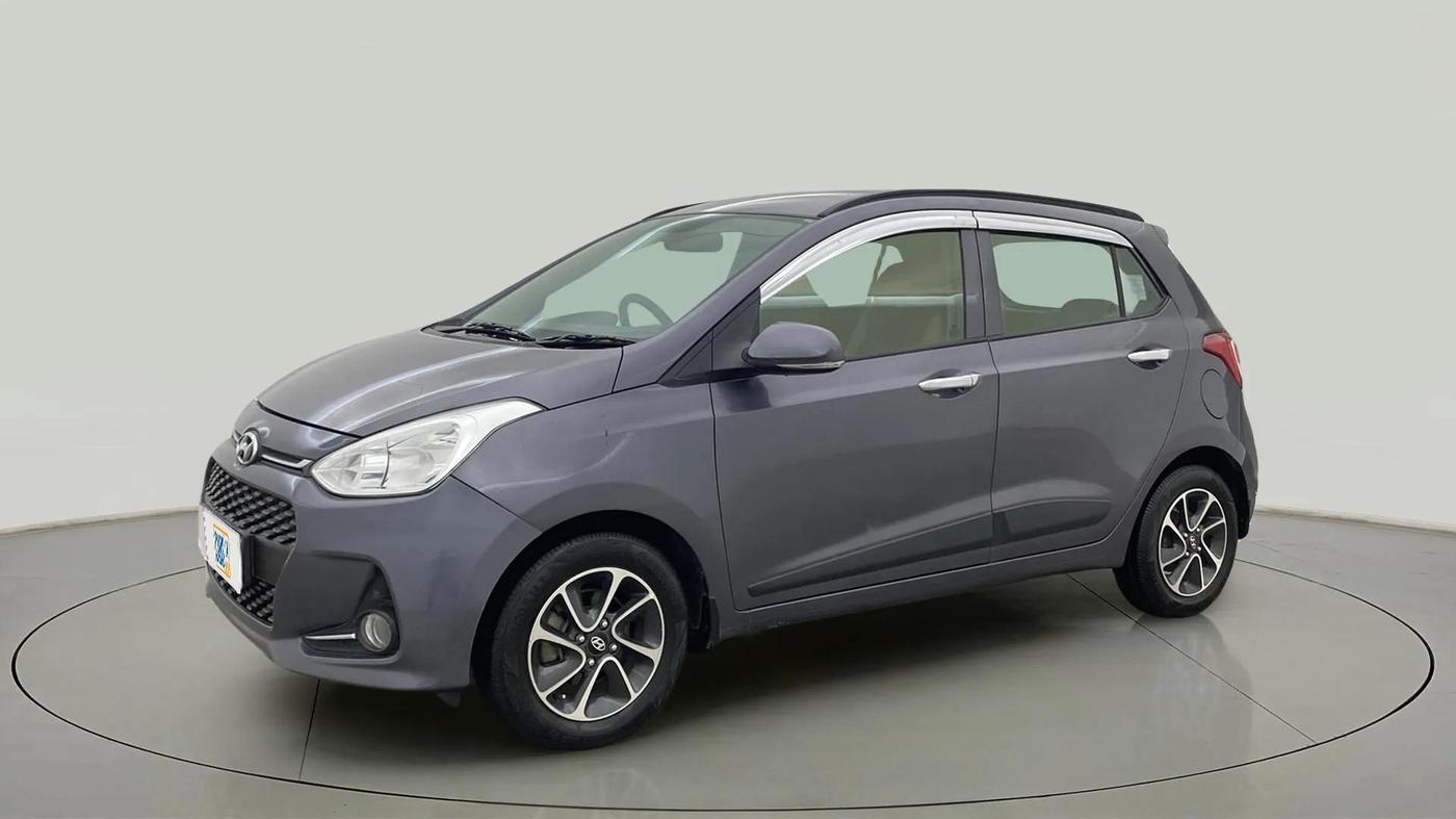 2018 Hyundai Grand i10 SPORTZ AT 1.2 KAPPA VTVT, Petrol, Automatic, 44,664 km, Left Front Diagonal