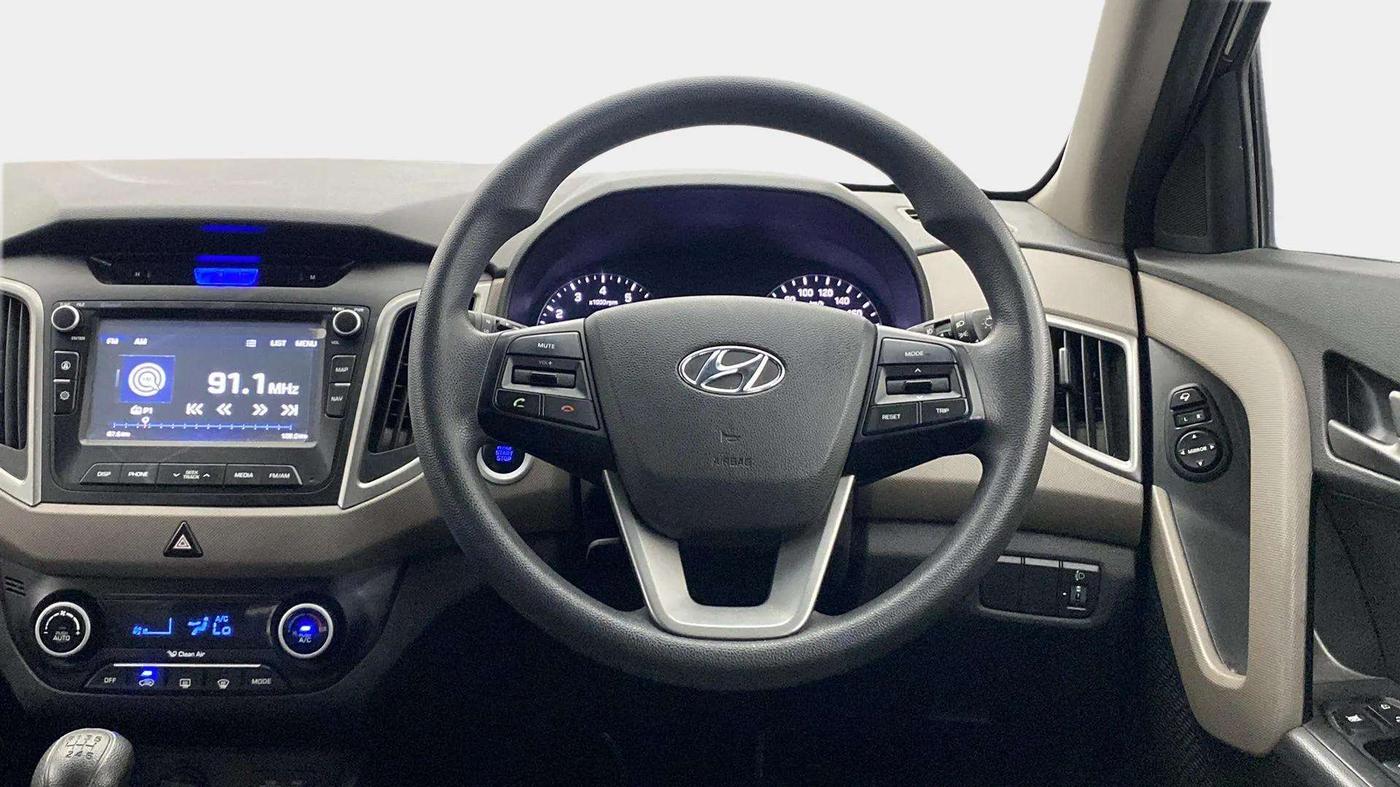 2016 Hyundai Creta SX PLUS 1.6 PETROL, Petrol, Manual, 54,584 km, Steering Wheel Close Up