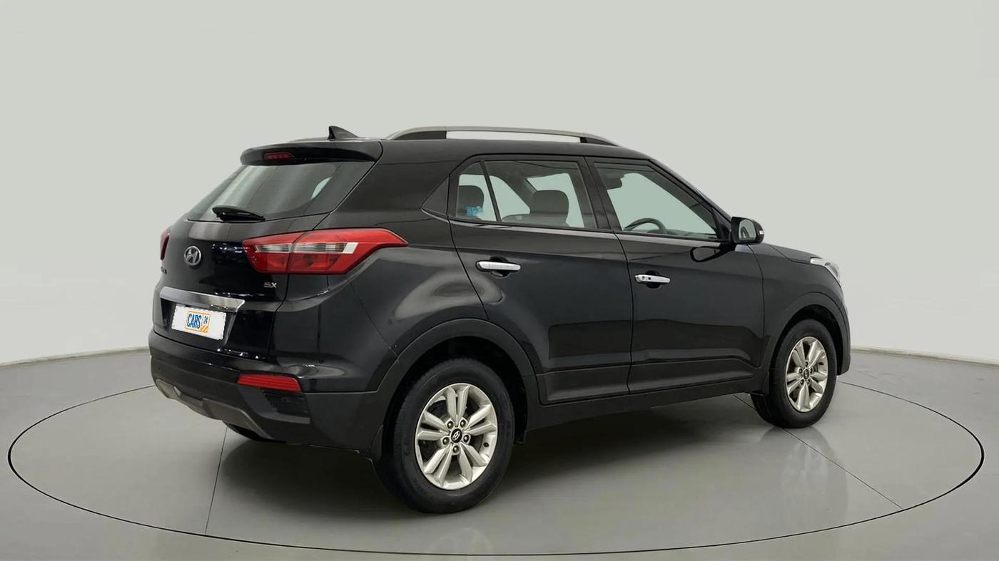 2016 Hyundai Creta SX PLUS 1.6 PETROL, Petrol, Manual, 54,584 km, Right Back Diagonal