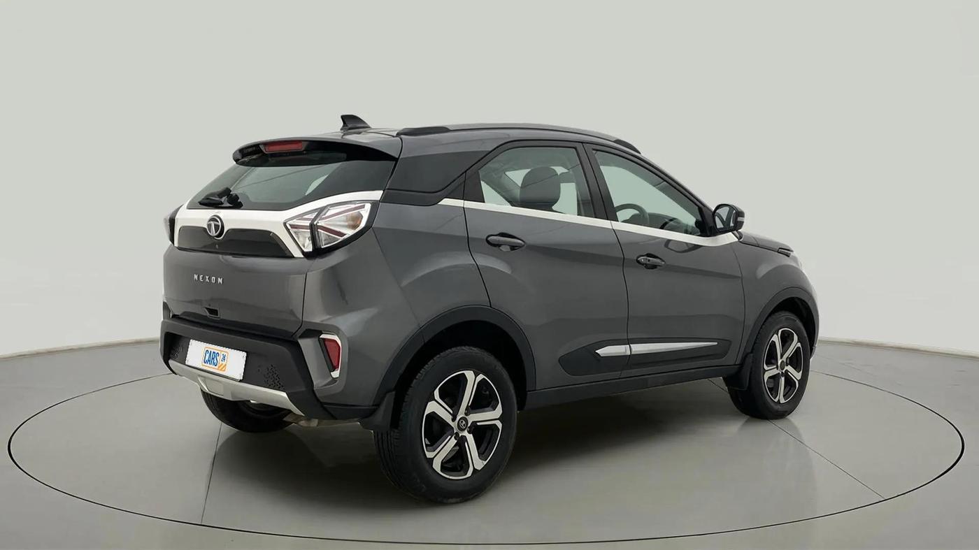 2021 Tata NEXON XZ PLUS PETROL SUNROOF, Petrol, Manual, 37,983 km, Right Back Diagonal