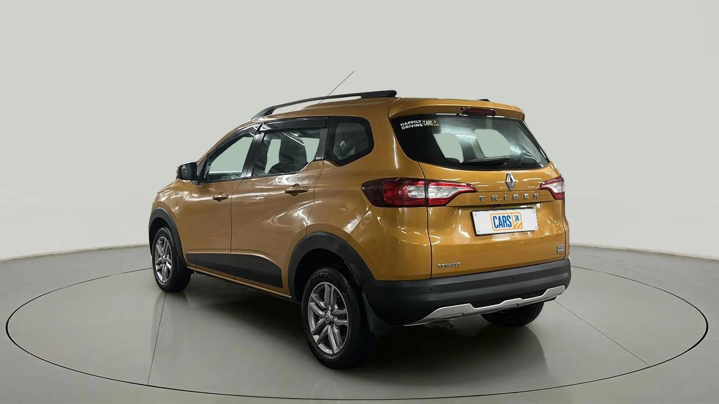 2021 Renault TRIBER RXZ AMT, Petrol, Automatic, 7,972 km, Left Back Diagonal