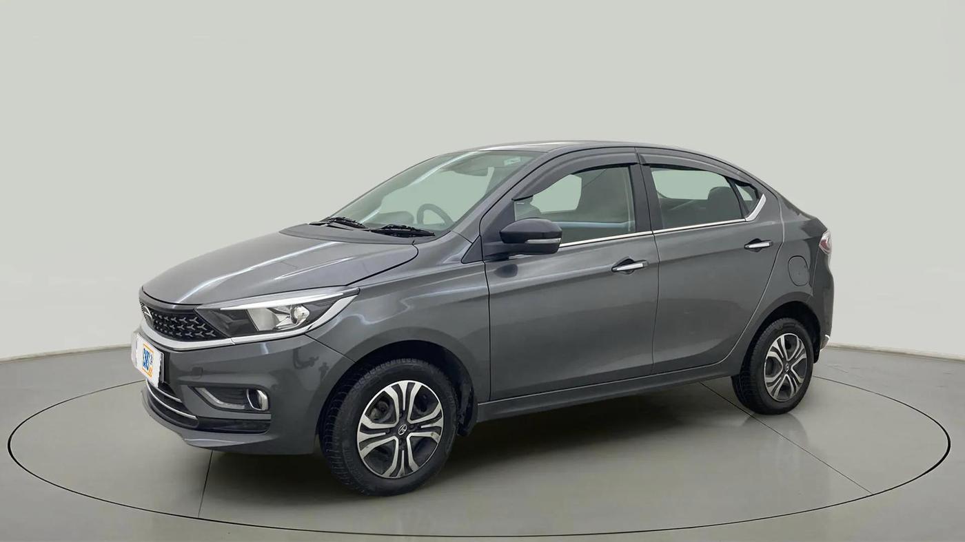 2022 Tata TIGOR XZ PLUS CNG, CNG, Manual, 54,105 km, Left Front Diagonal