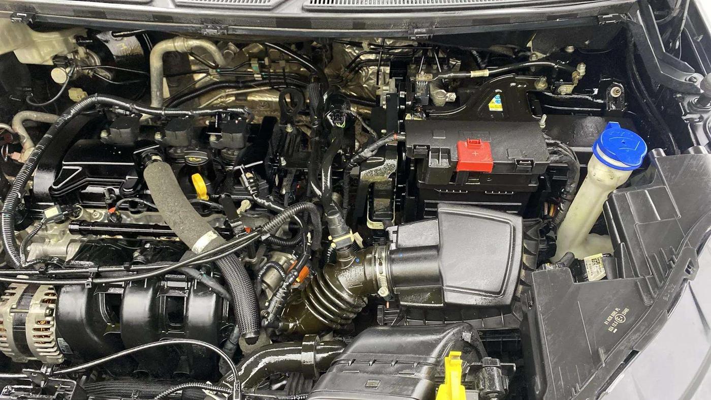 2018 Ford Ecosport TITANIUM + 1.5L PETROL AT, Petrol, Automatic, 70,133 km, Engine View - Left