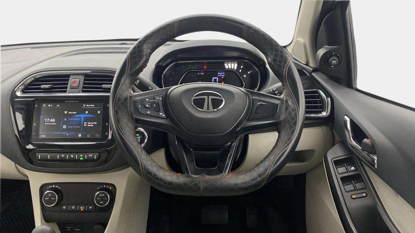 2024 Tata TIGOR XZA Plus iCNG , CNG, Automatic, 21,566 km, Steering Wheel Close Up