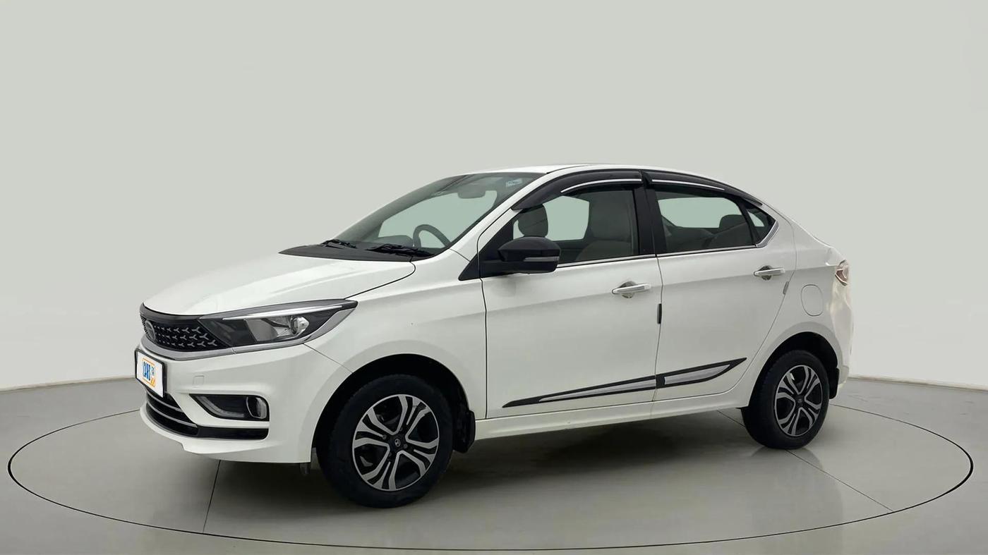 2024 Tata TIGOR XZA Plus iCNG , CNG, Automatic, 21,566 km, Left Front Diagonal
