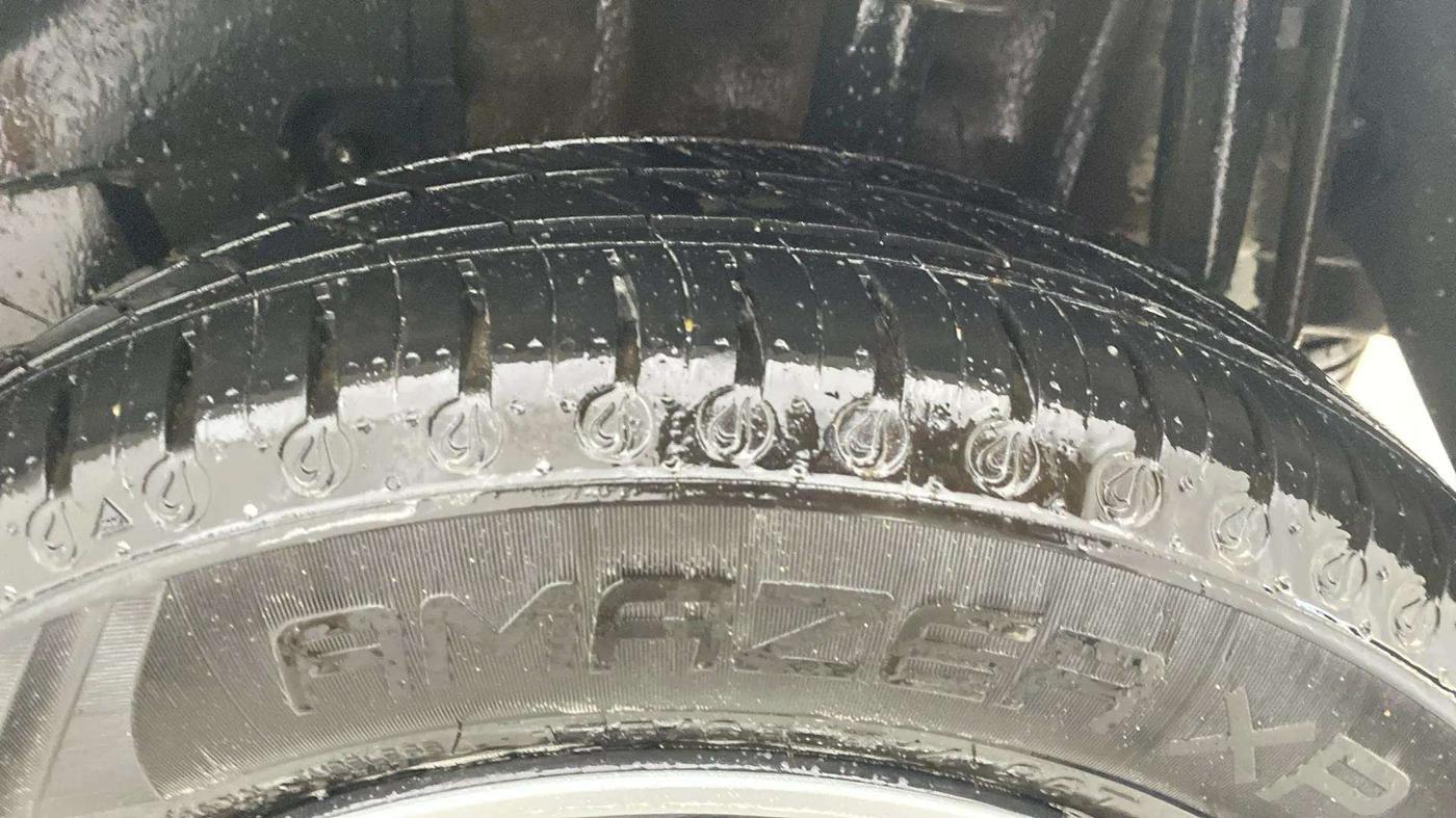 2024 Tata TIGOR XZA Plus iCNG , CNG, Automatic, 21,566 km, Left Rear Tyre Tread