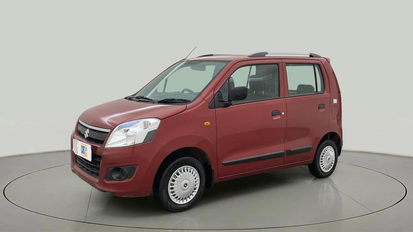 2013 Maruti Wagon R 1.0 LXI CNG, CNG, Manual, 42,558 km, Left Front Diagonal