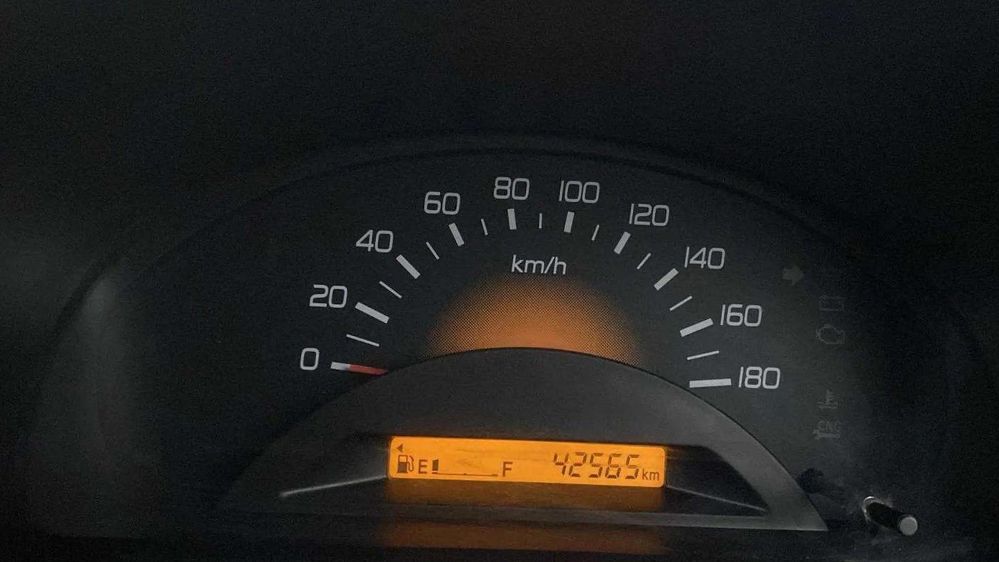 2013 Maruti Wagon R 1.0 LXI CNG, CNG, Manual, 42,558 km, Odometer Image