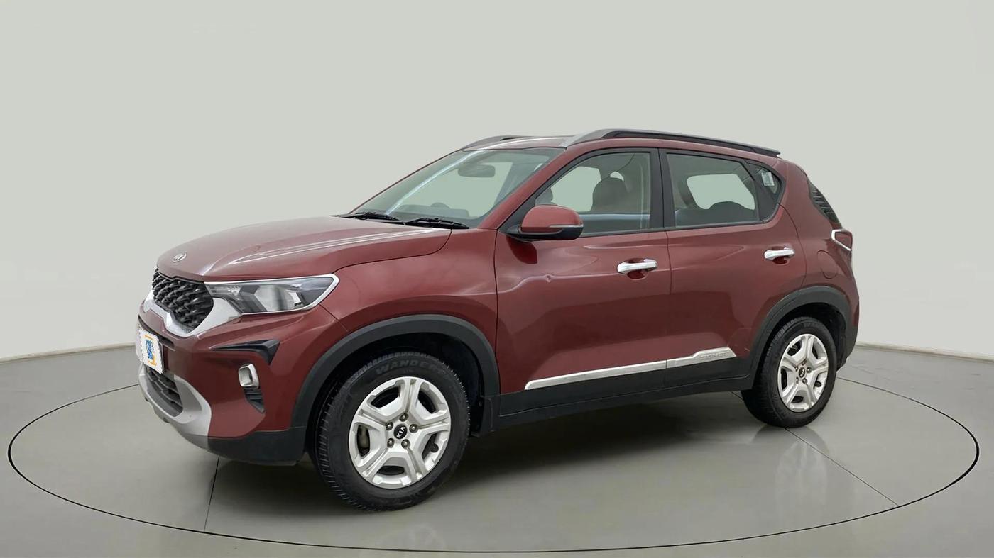 2020 KIA SONET HTK PLUS 1.0 IMT, Petrol, Manual, 42,968 km, Left Front Diagonal