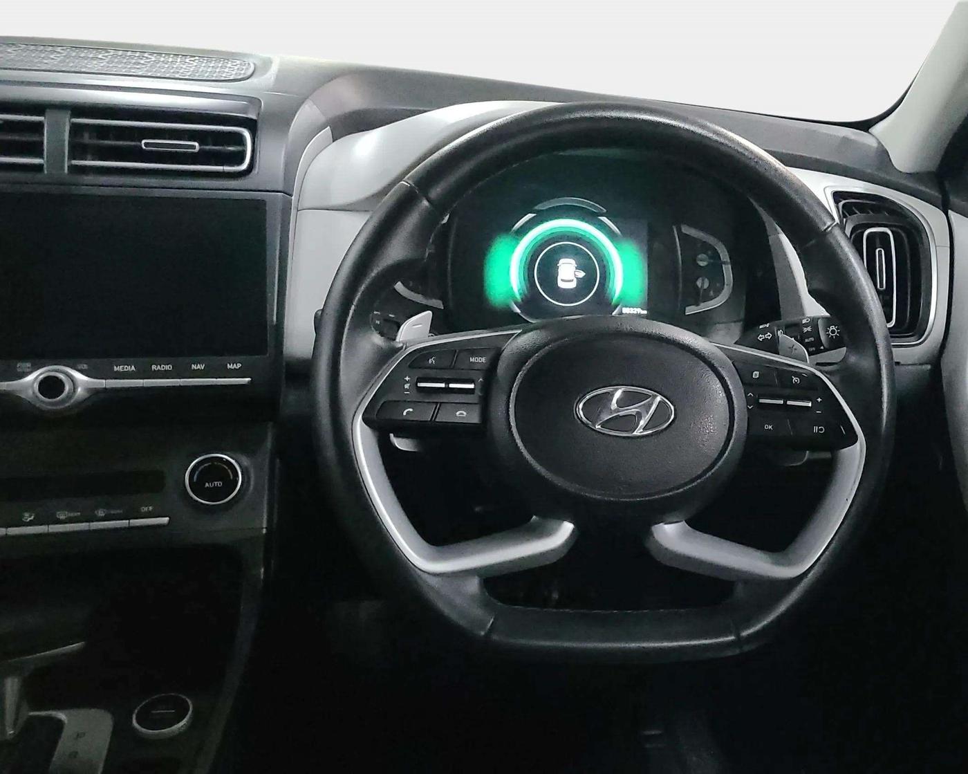 2020 Hyundai Creta SX (O) IVT 1.5 PETROL, Petrol, Automatic, 58,329 km, Steering Wheel Close Up