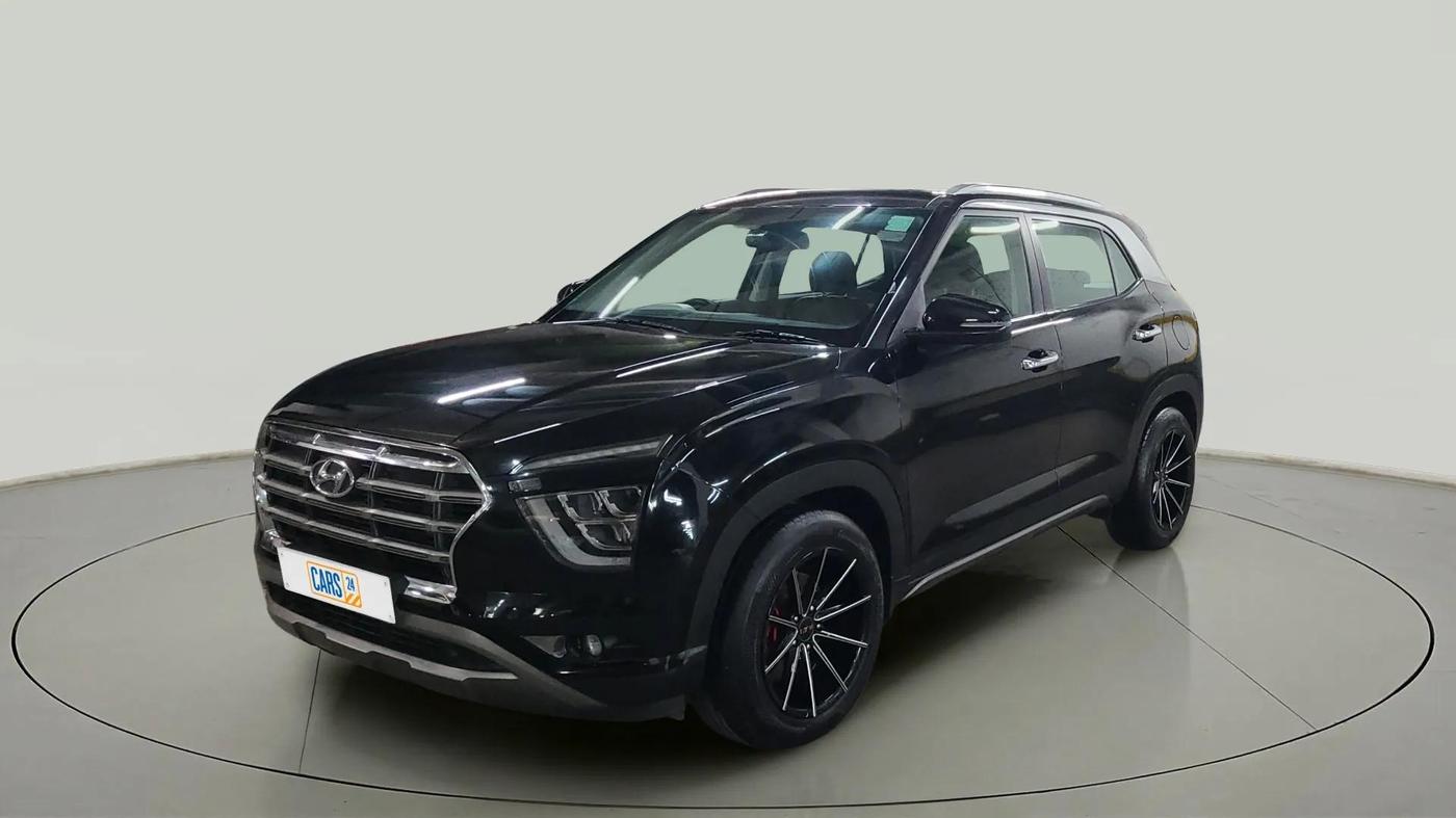 2020 Hyundai Creta SX (O) IVT 1.5 PETROL, Petrol, Automatic, 58,329 km, Left Front Diagonal