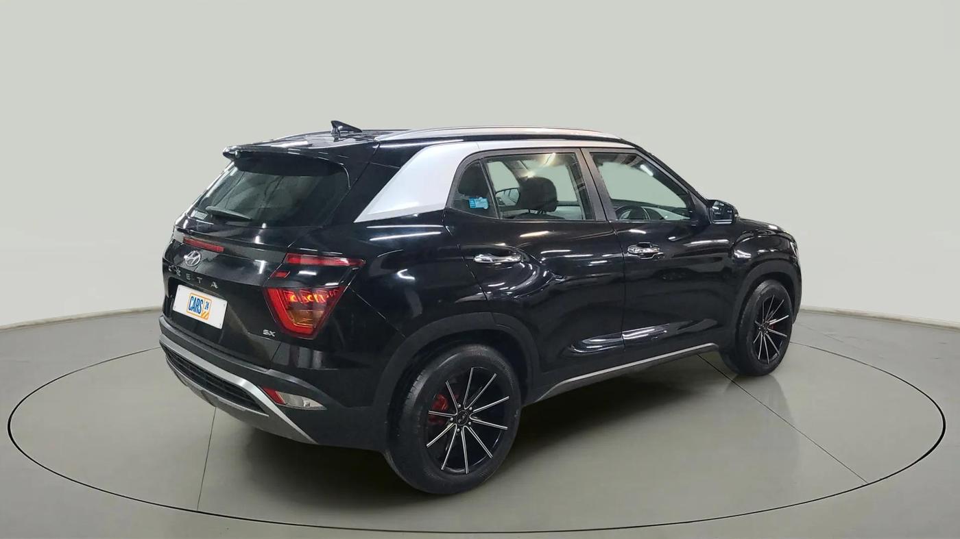 2020 Hyundai Creta SX (O) IVT 1.5 PETROL, Petrol, Automatic, 58,329 km, Right Back Diagonal