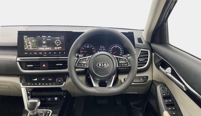 2021 KIA SELTOS HTX IVT 1.5 PETROL, Petrol, Automatic, 46,797 km, Steering Wheel Close Up