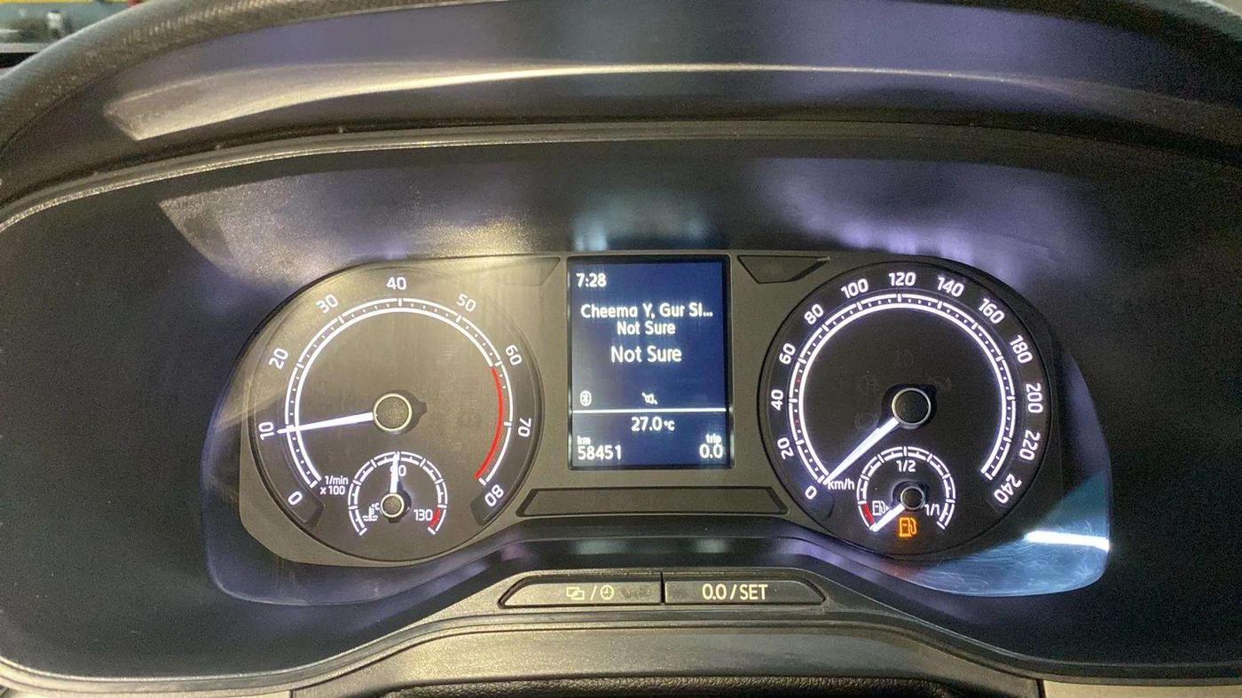 2021 Skoda KUSHAQ AMBITION 1.0L TSI MT, Petrol, Manual, 58,465 km, Odometer Image