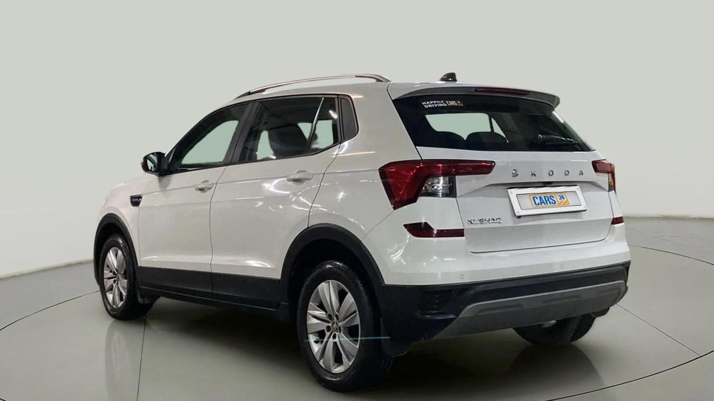 2021 Skoda KUSHAQ AMBITION 1.0L TSI MT, Petrol, Manual, 58,465 km, Left Back Diagonal