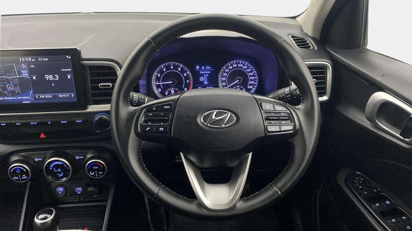 2019 Hyundai VENUE SX PLUS 1.0 TURBO DCT, Petrol, Automatic, 38,883 km, Steering Wheel Close Up