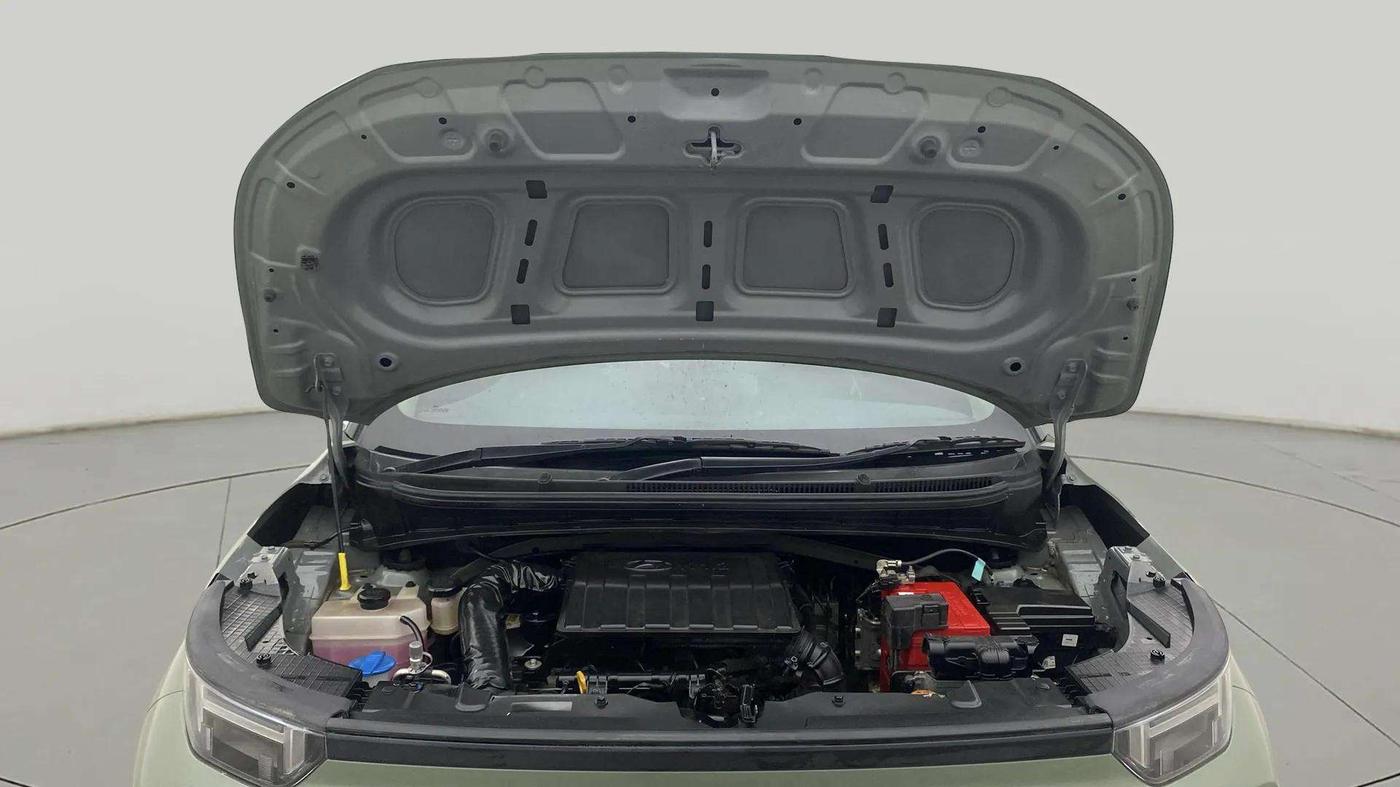 2023 Hyundai EXTER SX(O) CONNECT 1.2 AMT DUAL TONE, Petrol, Automatic, 17,850 km, Open Bonet