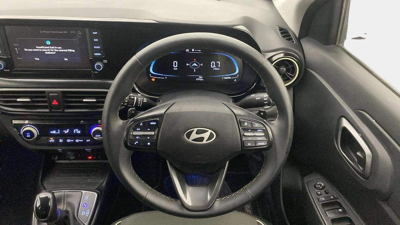2023 Hyundai EXTER SX(O) CONNECT 1.2 AMT DUAL TONE, Petrol, Automatic, 17,850 km, Steering Wheel Close Up