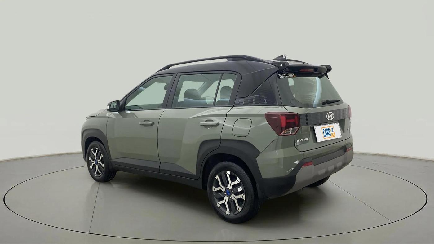 2023 Hyundai EXTER SX(O) CONNECT 1.2 AMT DUAL TONE, Petrol, Automatic, 17,850 km, Left Back Diagonal