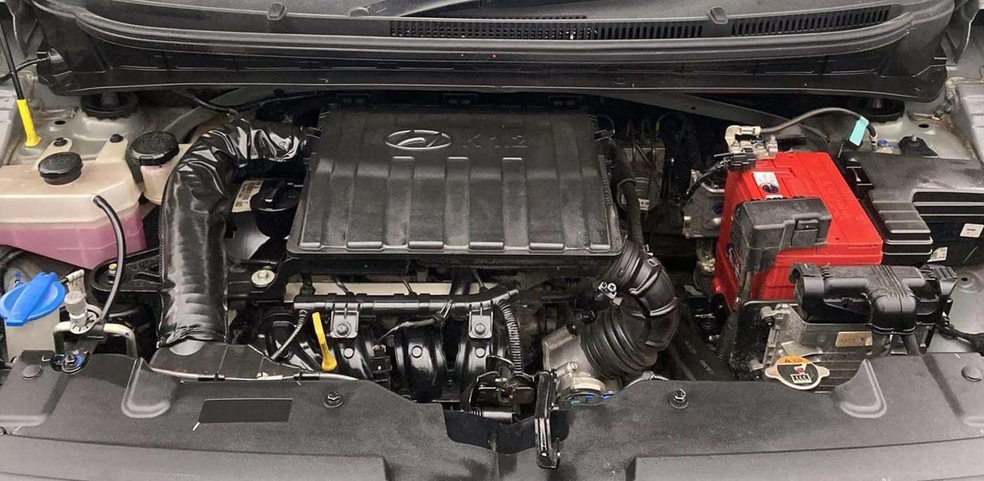 2023 Hyundai EXTER SX(O) CONNECT 1.2 AMT DUAL TONE, Petrol, Automatic, 17,850 km, Engine View