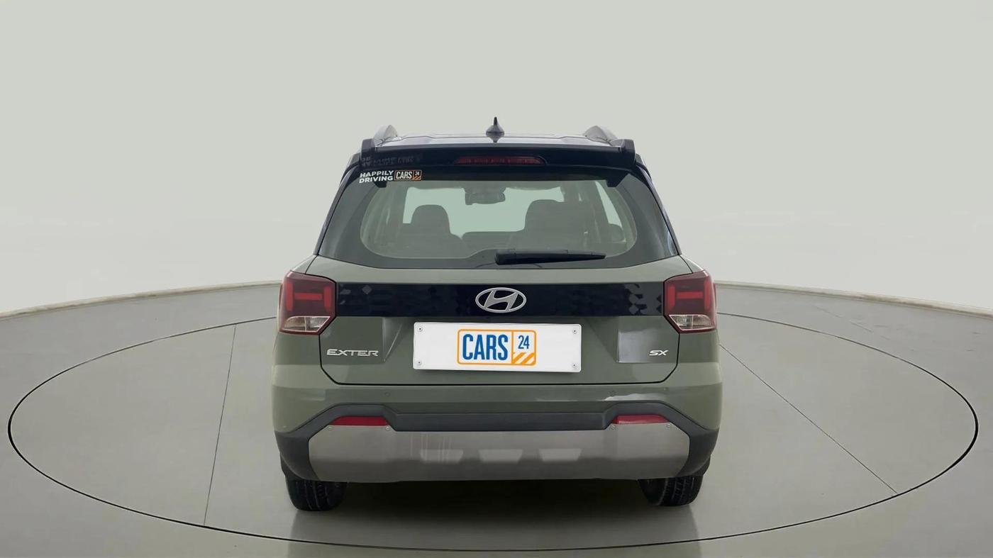 2023 Hyundai EXTER SX(O) CONNECT 1.2 AMT DUAL TONE, Petrol, Automatic, 17,850 km, Back/Rear