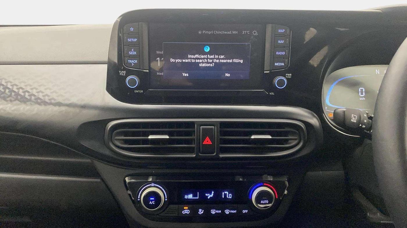 2023 Hyundai EXTER SX(O) CONNECT 1.2 AMT DUAL TONE, Petrol, Automatic, 17,850 km, Air Conditioner