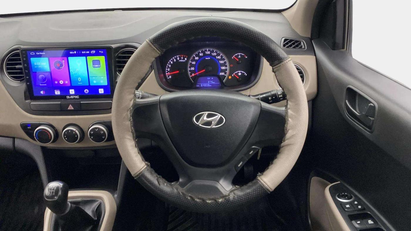2016 Hyundai Grand i10 MAGNA 1.2 KAPPA VTVT, Petrol, Manual, 65,010 km, Steering Wheel Close Up