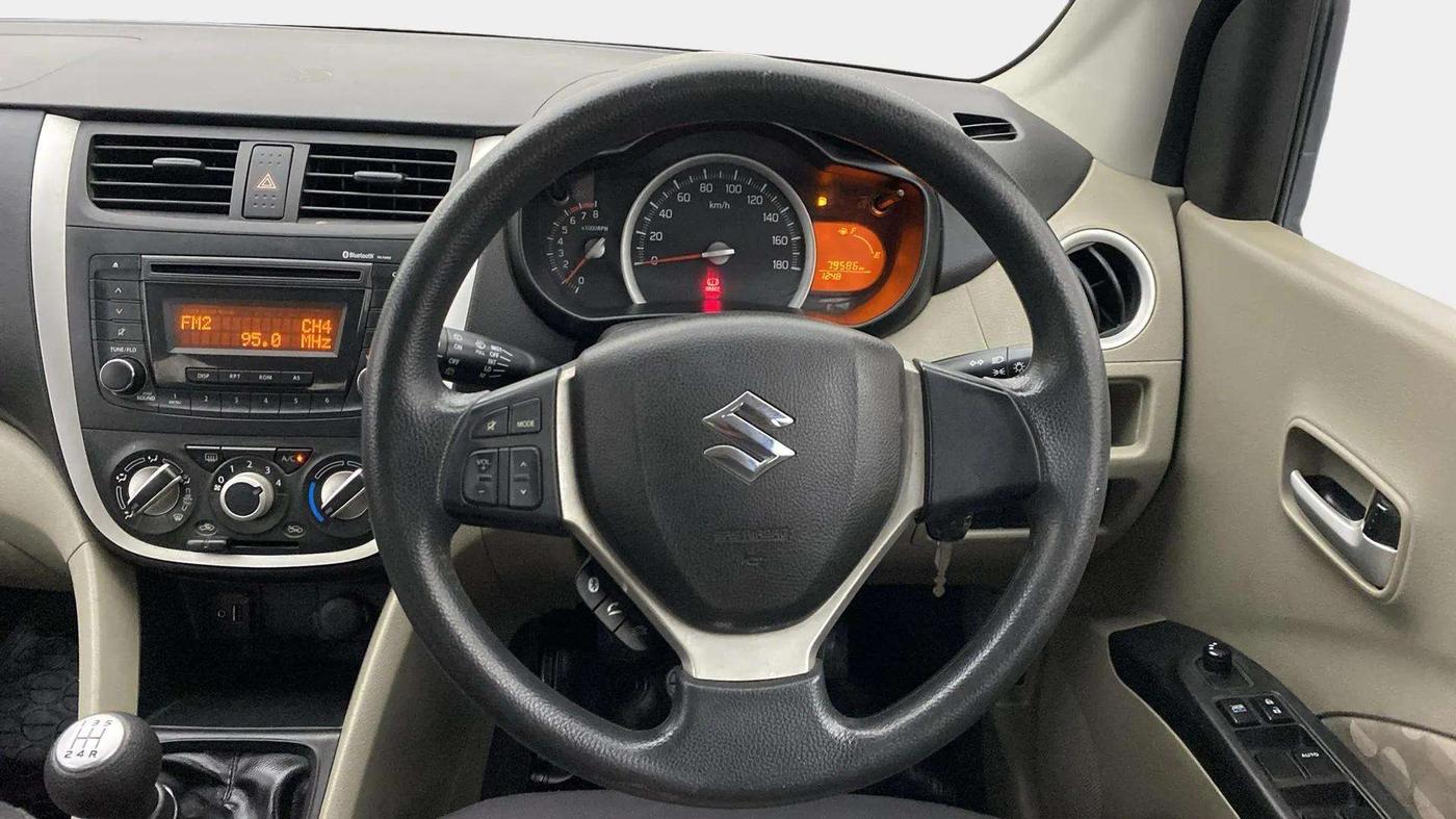 2015 Maruti Celerio ZXI, Petrol, Manual, 79,563 km, Steering Wheel Close Up