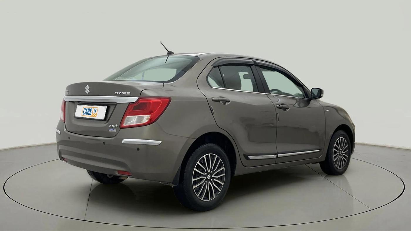 2019 Maruti Dzire ZXI PLUS AMT, Petrol, Automatic, 48,134 km, Right Back Diagonal