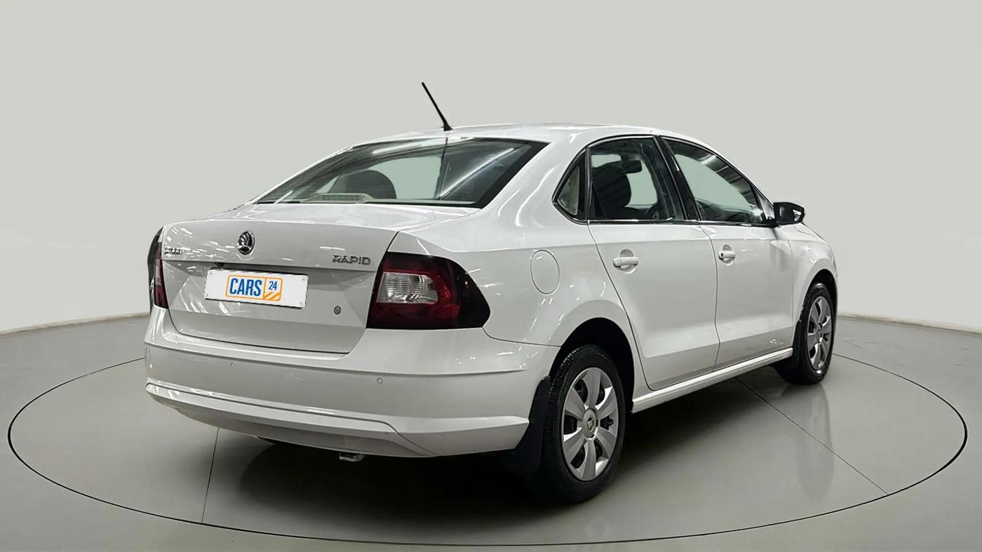 2020 Skoda Rapid ACTIVE 1.0 TSI, Petrol, Manual, 82,242 km, Right Back Diagonal