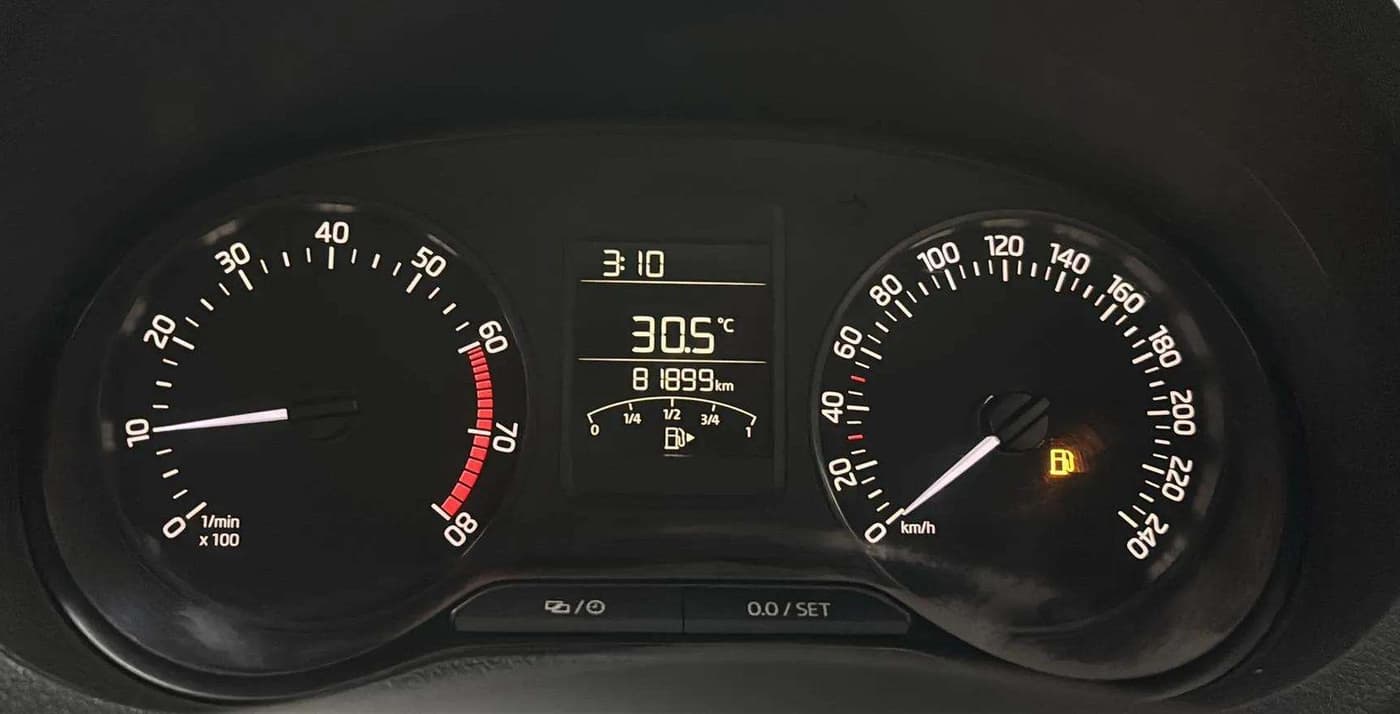 2020 Skoda Rapid ACTIVE 1.0 TSI, Petrol, Manual, 82,242 km, Odometer Image