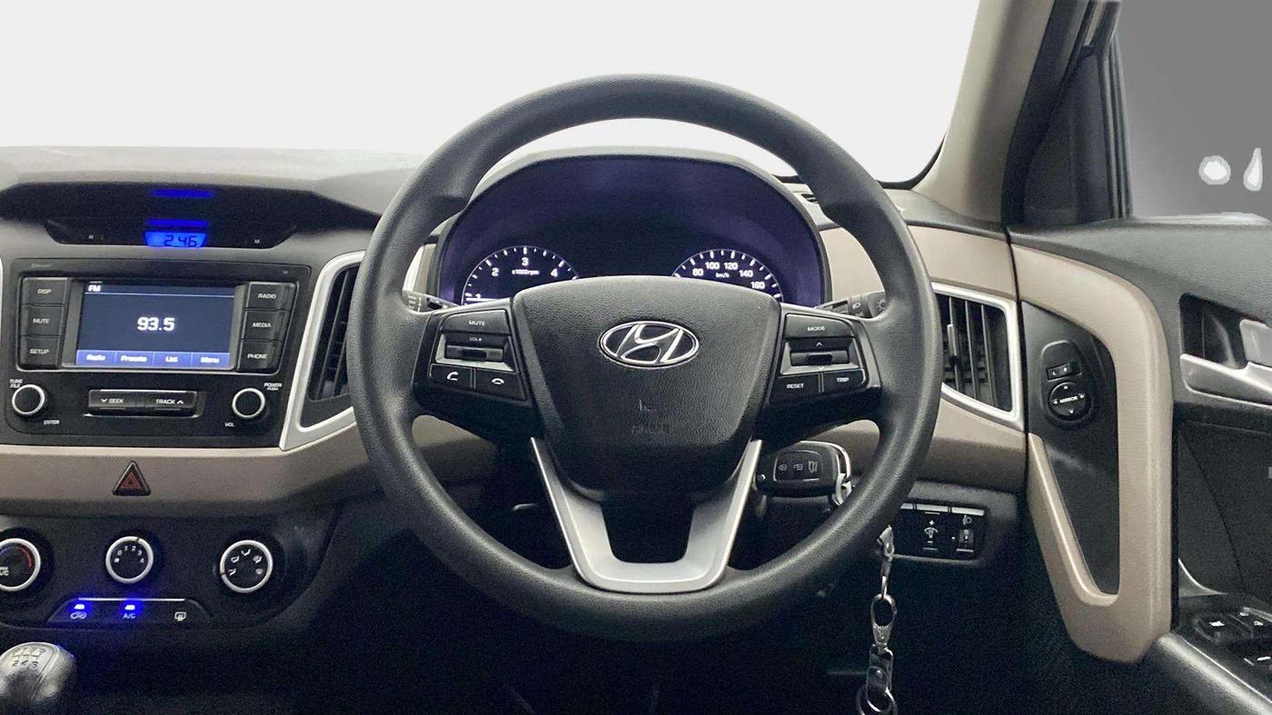 2018 Hyundai Creta S 1.4 DIESEL, Diesel, Manual, 22,441 km, Steering Wheel Close Up