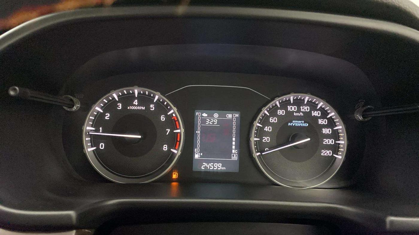 2023 Maruti BREZZA LXI SMART HYBRID, Petrol, Manual, 24,795 km, Odometer Image