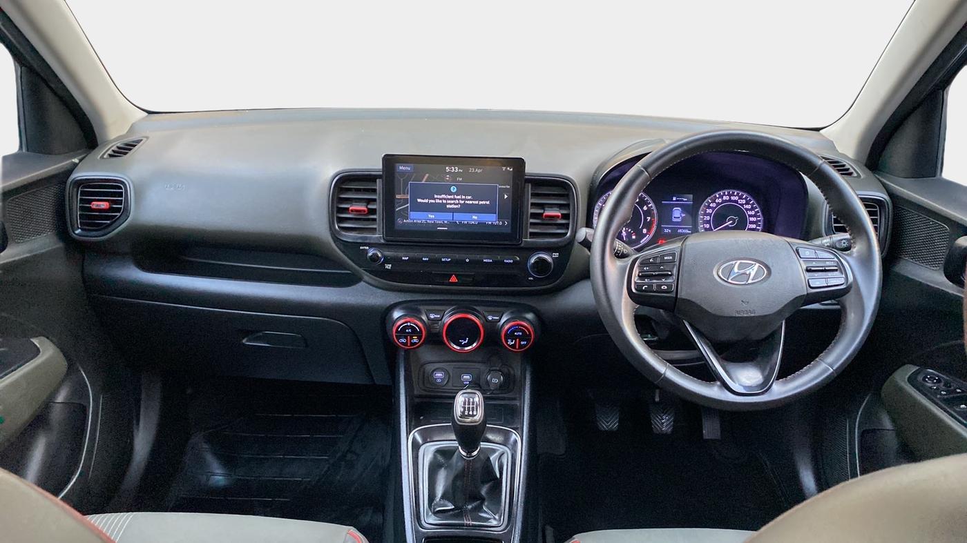 2019 Hyundai VENUE SX 1.0 (O) TURBO, Petrol, Manual, 65,298 km, Dashboard