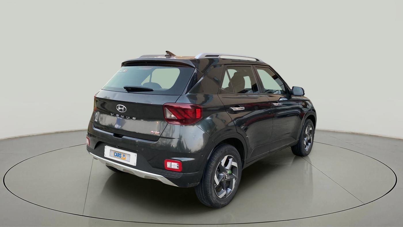 2019 Hyundai VENUE SX 1.0 (O) TURBO, Petrol, Manual, 65,298 km, Right Back Diagonal