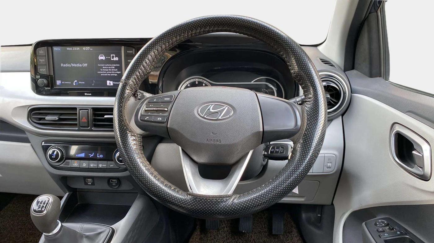 2019 Hyundai GRAND I10 NIOS SPORTZ 1.2 KAPPA VTVT, Petrol, Manual, 20,985 km, Steering Wheel Close Up