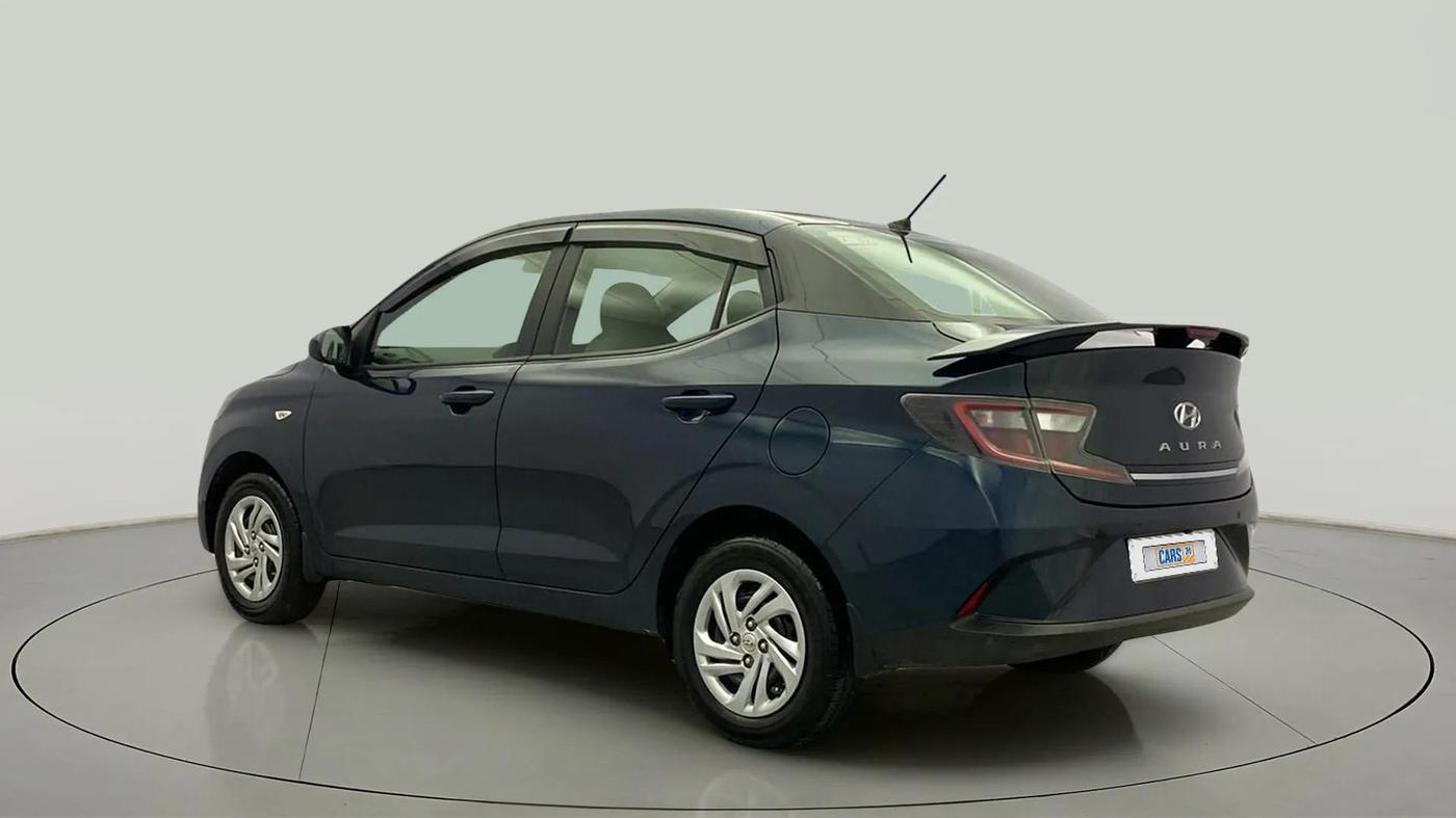 2022 Hyundai AURA S 1.2 CNG, CNG, Manual, 74,321 km, Left Back Diagonal