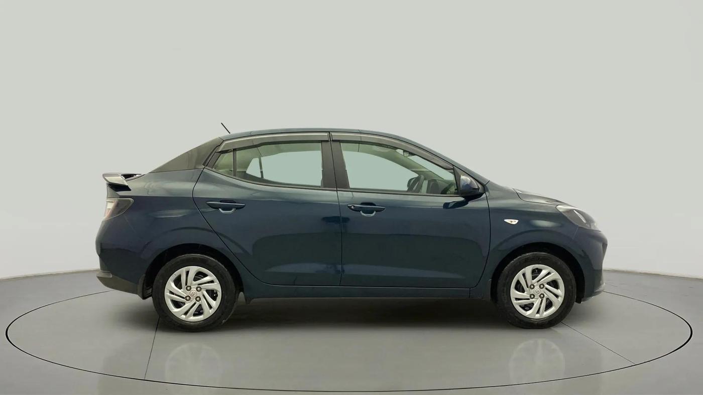 2022 Hyundai AURA S 1.2 CNG, CNG, Manual, 74,321 km, Right Side View