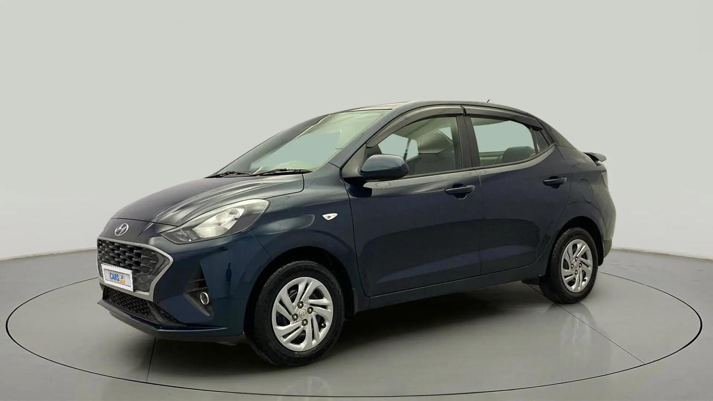 2022 Hyundai AURA S 1.2 CNG, CNG, Manual, 74,321 km, Left Front Diagonal