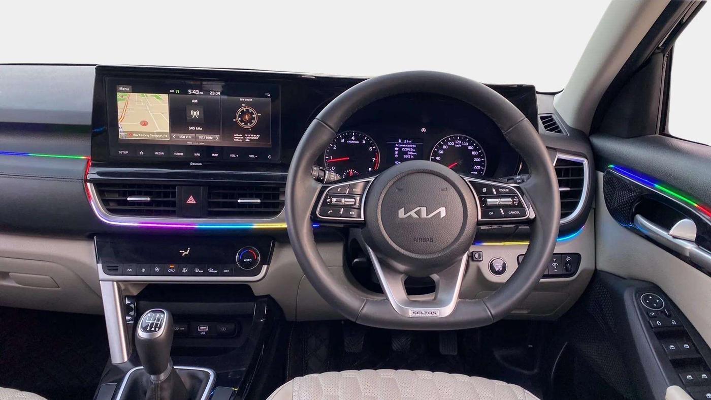 2023 KIA SELTOS HTX PETROL 1.5, Petrol, Manual, 5,718 km, Steering Wheel Close Up