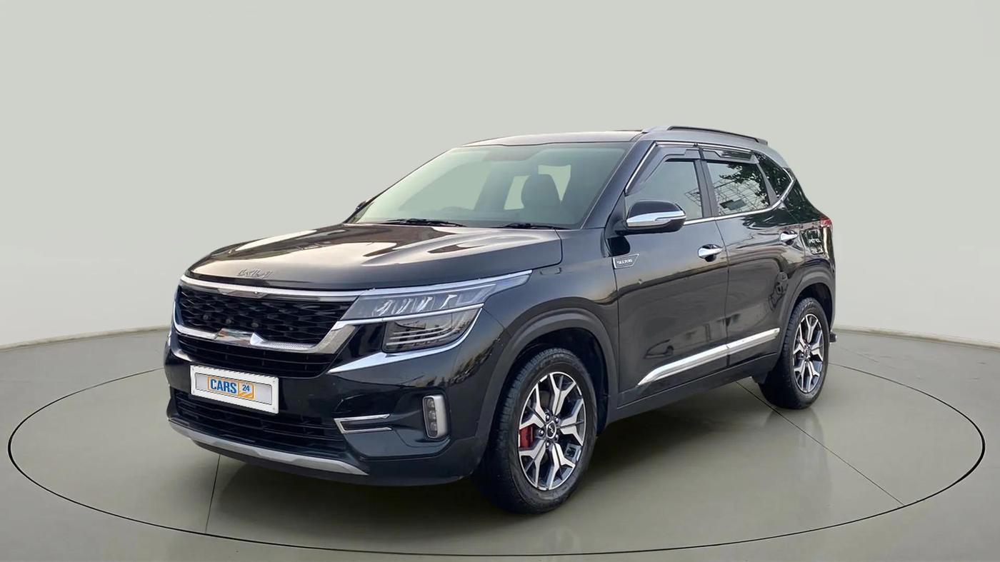 2023 KIA SELTOS HTX PETROL 1.5, Petrol, Manual, 5,718 km, Left Front Diagonal