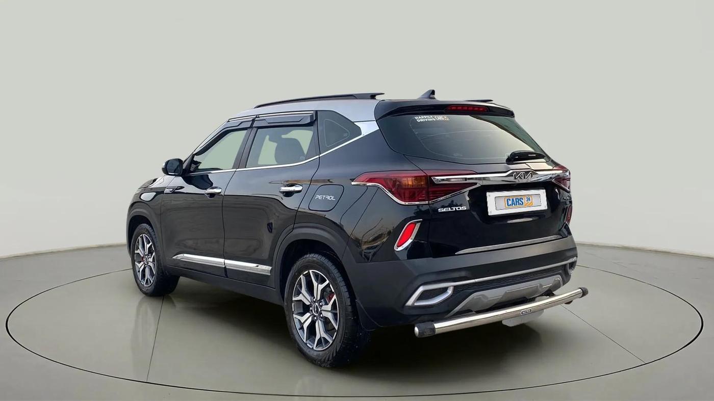 2023 KIA SELTOS HTX PETROL 1.5, Petrol, Manual, 5,718 km, Left Back Diagonal